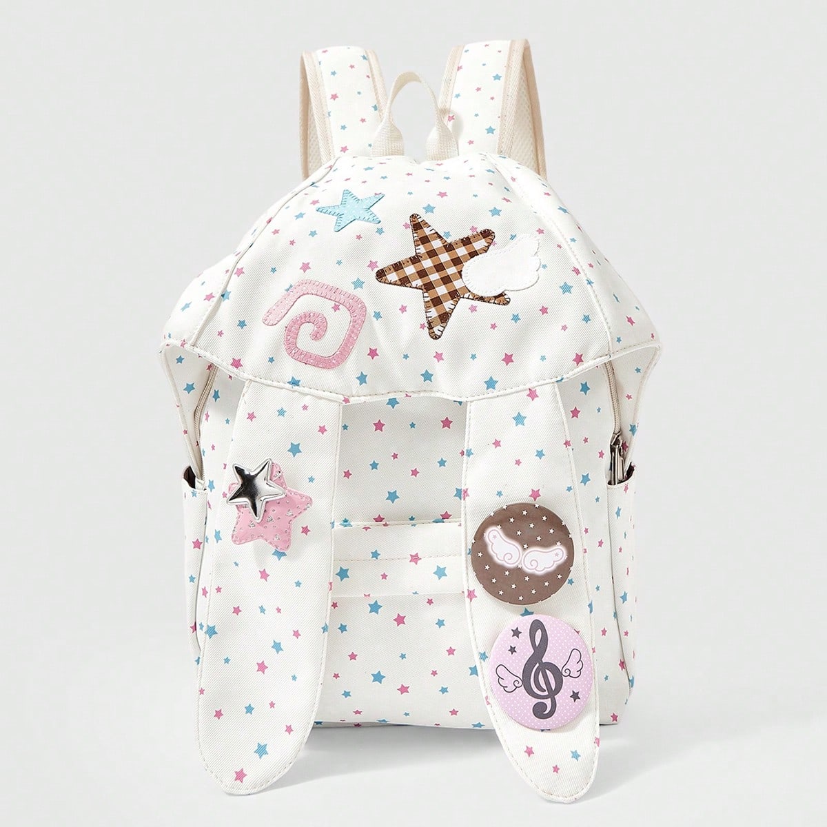 Embroidery Simple - Simple Preppy Style Star Print &