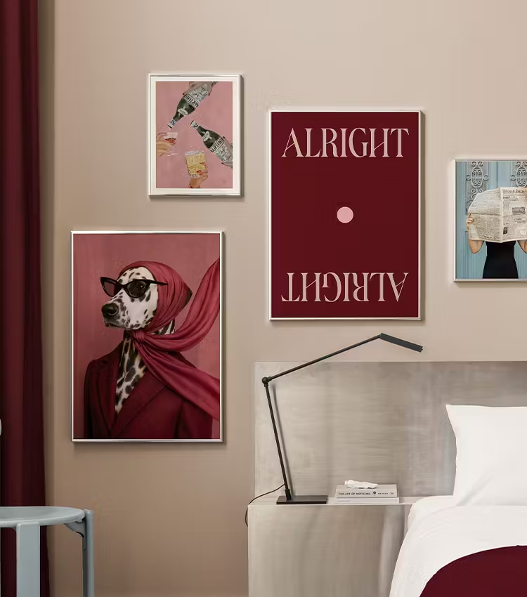Embroidery Wall Art - (2D canvas painting) Dalmatian Canvas Painting