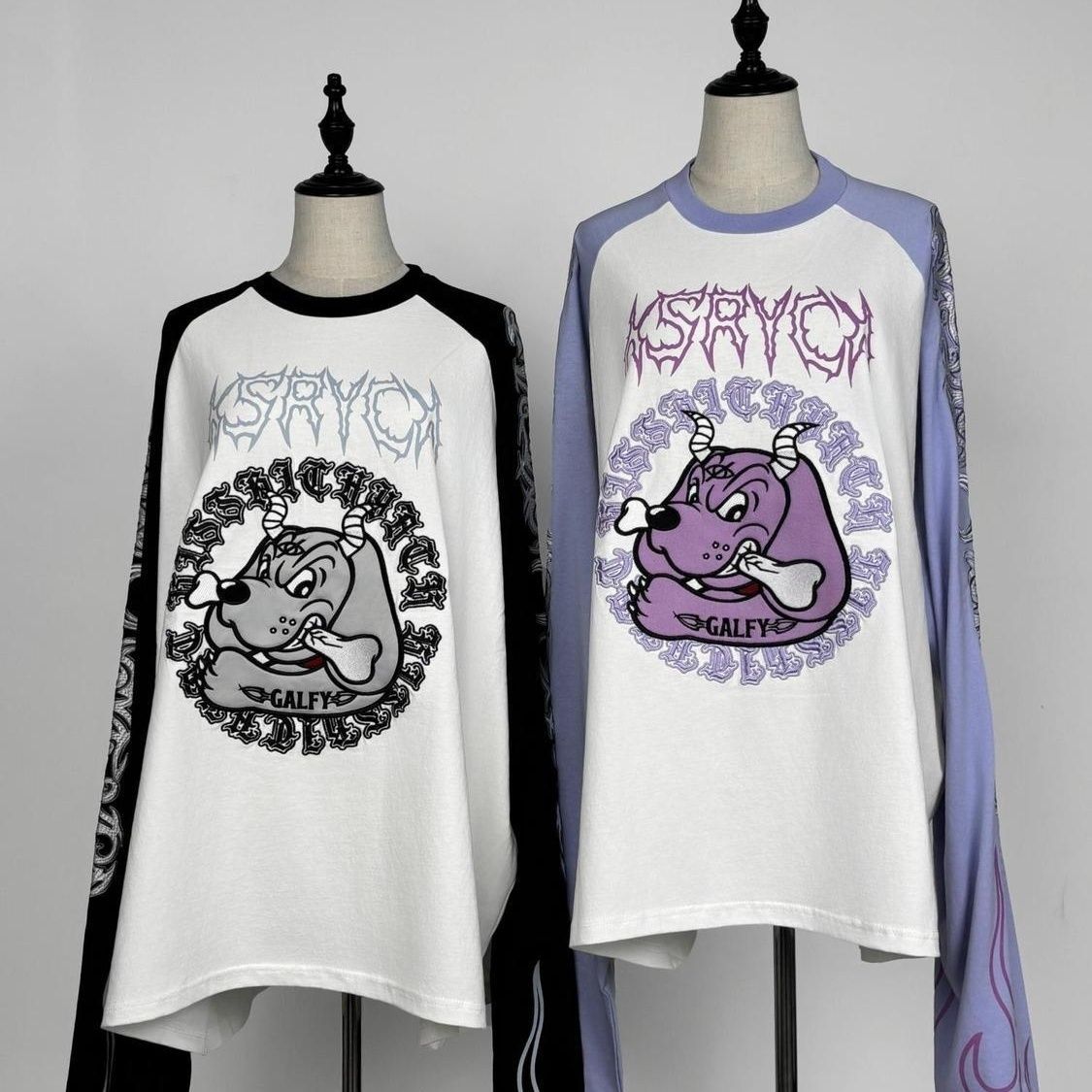 Embroidery Shirt - Y2K Japanese Harajuku Streetwear Collaboration Subculture