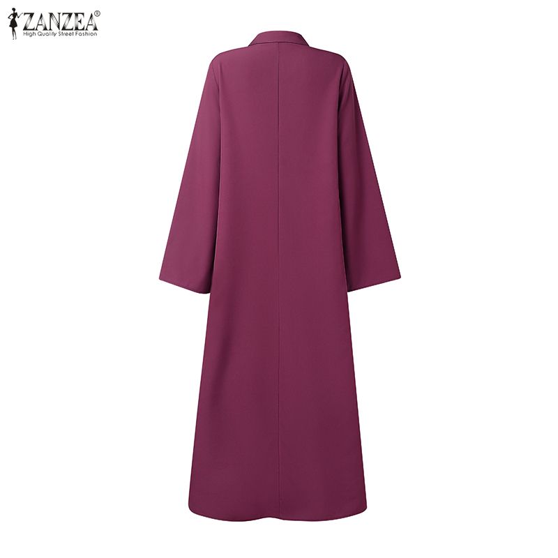 ZANZEA Fashion Muslim Abaya 20 - Embroidery Hijab 评论和价格