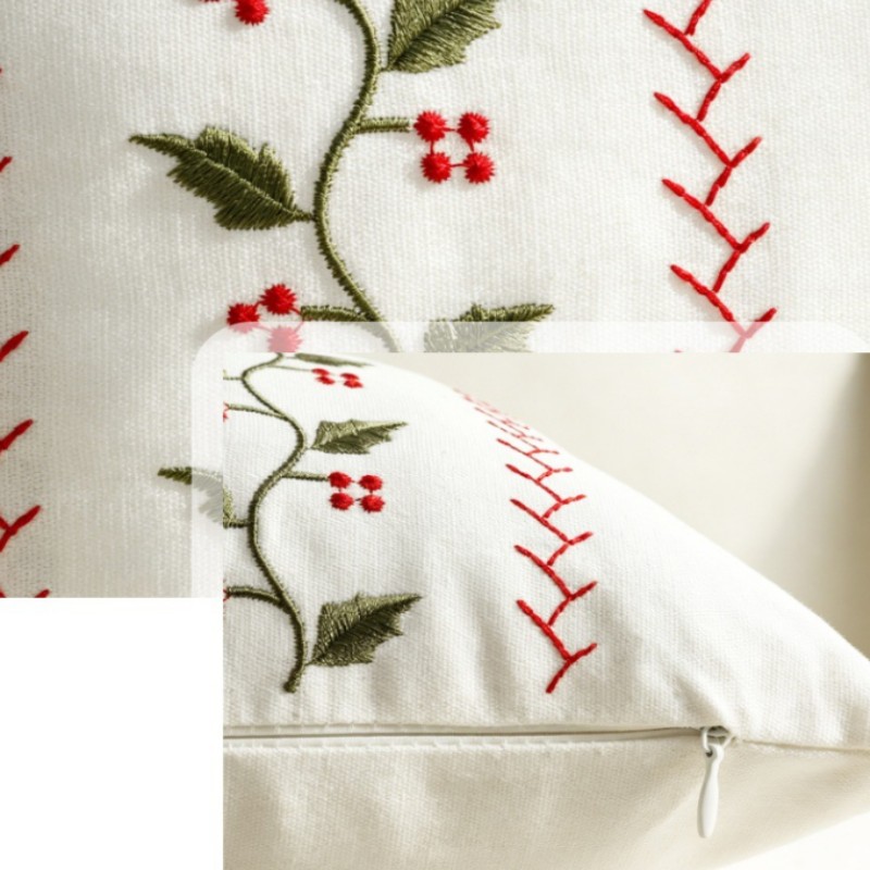 Embroidery Red Green White Thr - Embroidery Xmas Decorations 评论和价格