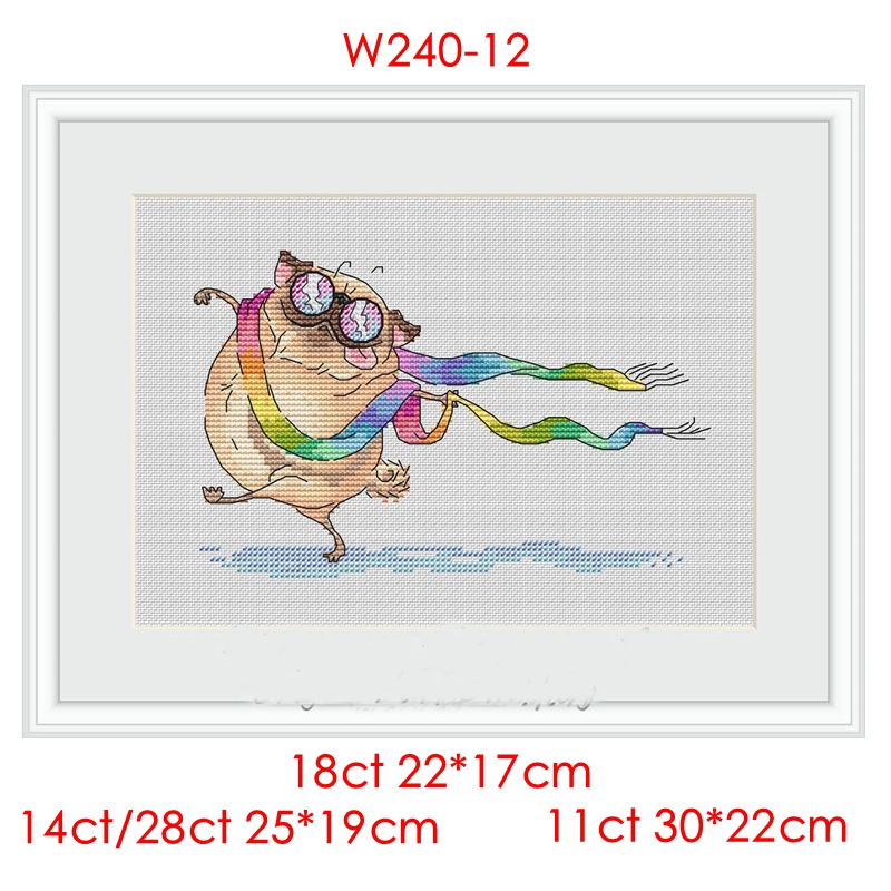 The cross-stitch kit for trail - Embroidery Running Stitch 评论和价格