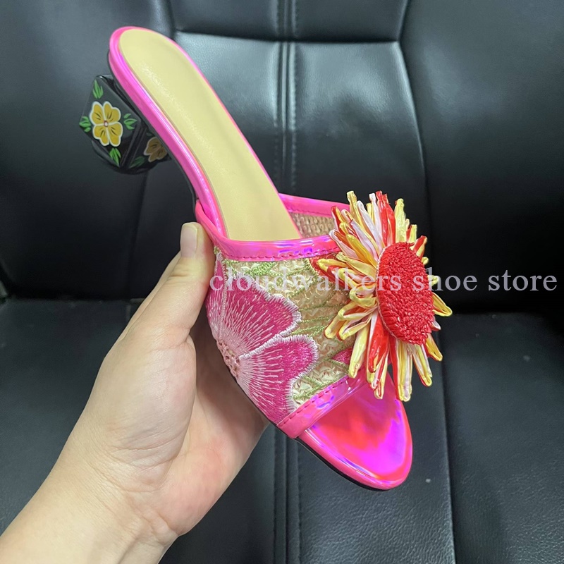 Iridescent Embroidery Upper Su - Embroidery Flower 评论和价格