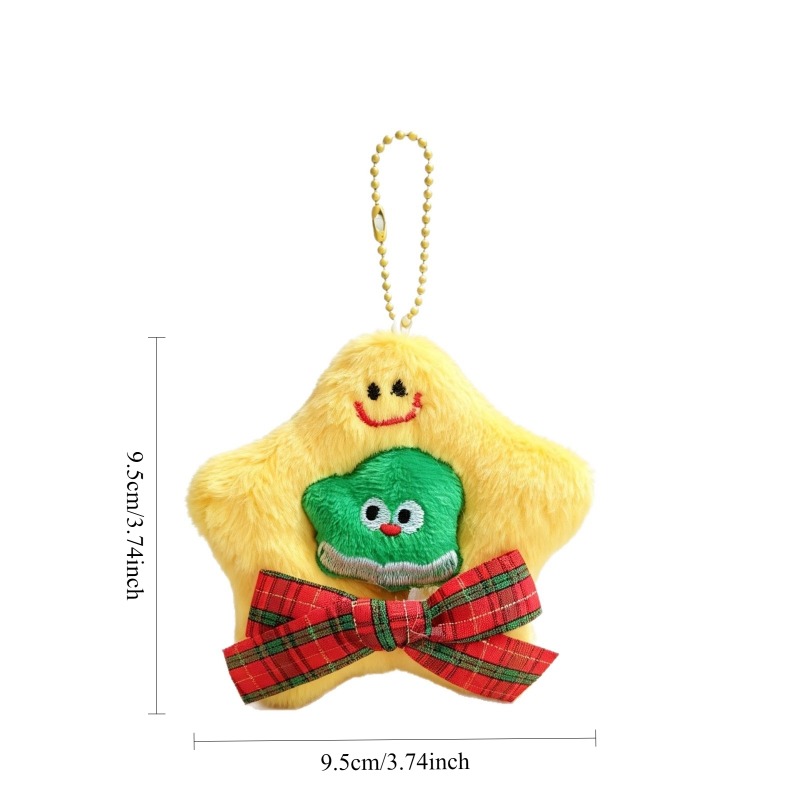 3 Pack Plush Embroidery Christ - Embroidery Xmas Decorations 评论和价格