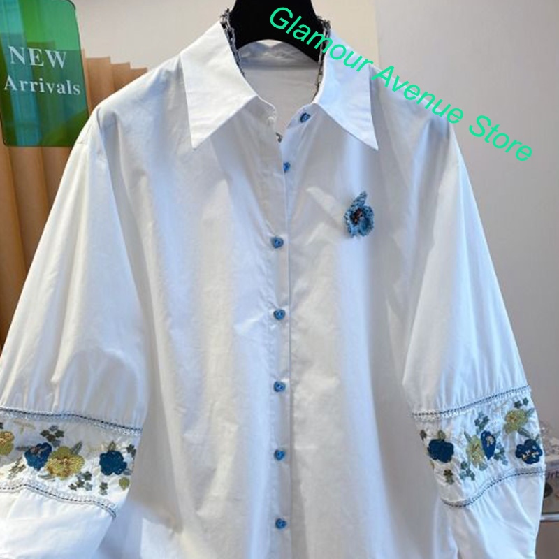 French luxury high-grade white - Embroidery Love 评论和价格
