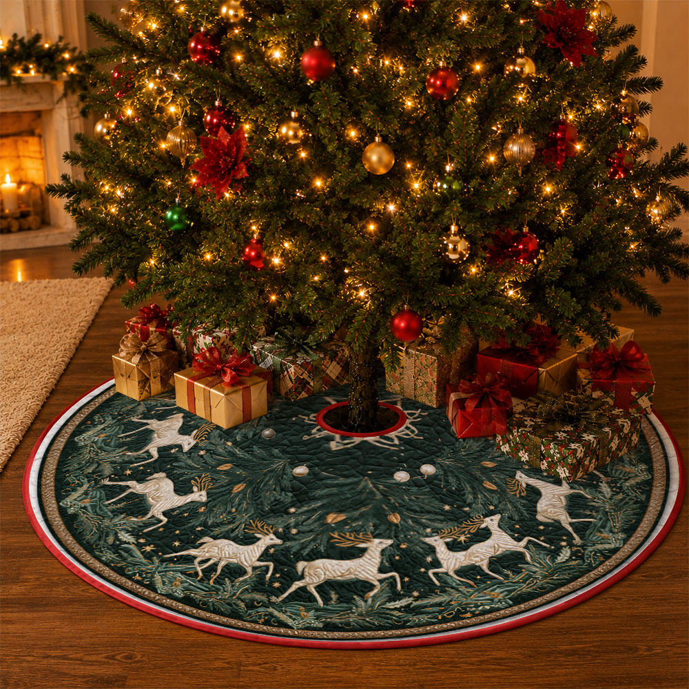 Jit 1pc Christmas Golden Deer  - Embroidery Xmas Decorations 评论和价格