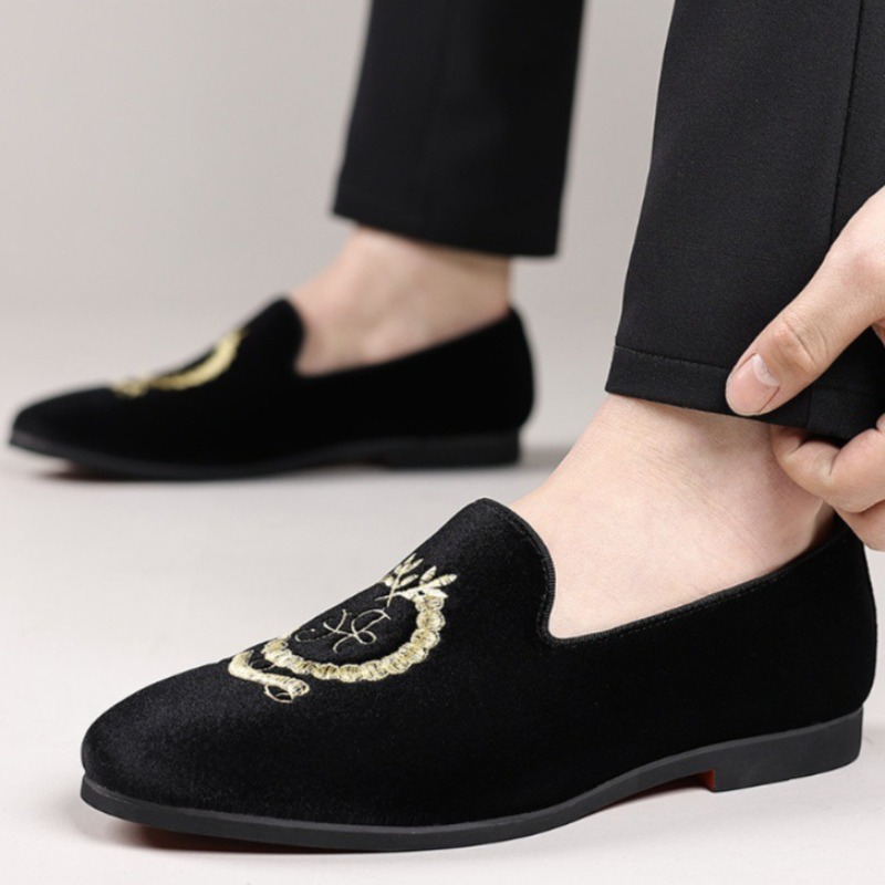 Luxury Designer Loafers Suede  - Embroidery Ideas 评论和价格
