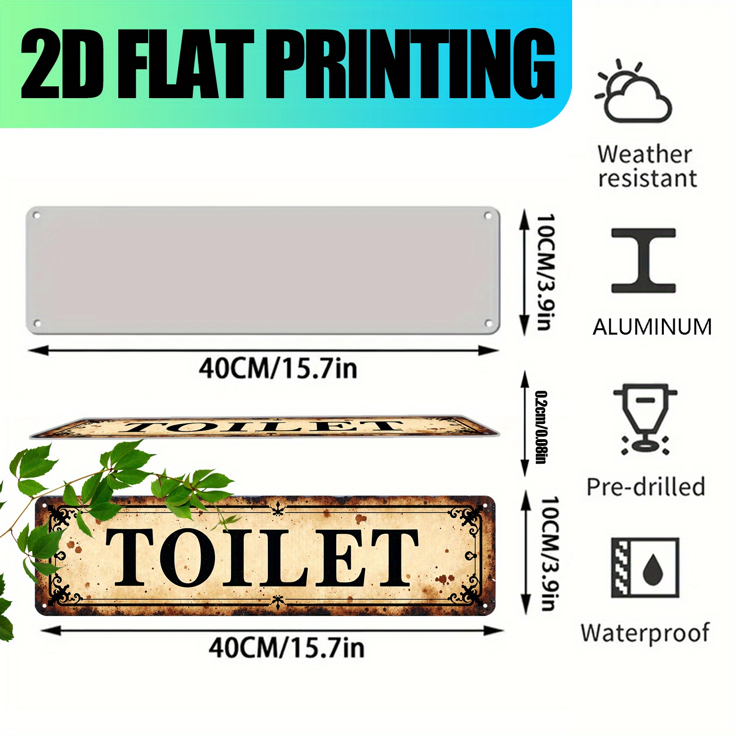 2D Flat, Vintage Aluminum Wall - Embroidery Wall Art 评论和价格