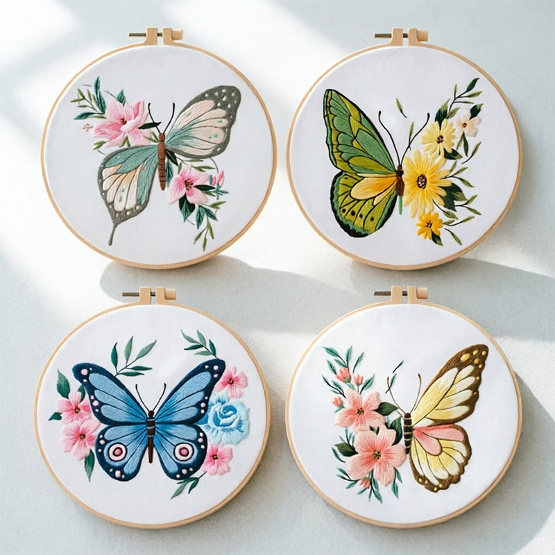 1pc 20X20CM 7.87 inch Embroide - Embroidery Origin 评论和价格