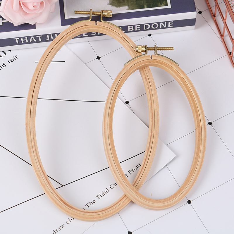 Bamboo Embroidery Hoop Frame O - Stitch Marker Ring 评论和价格