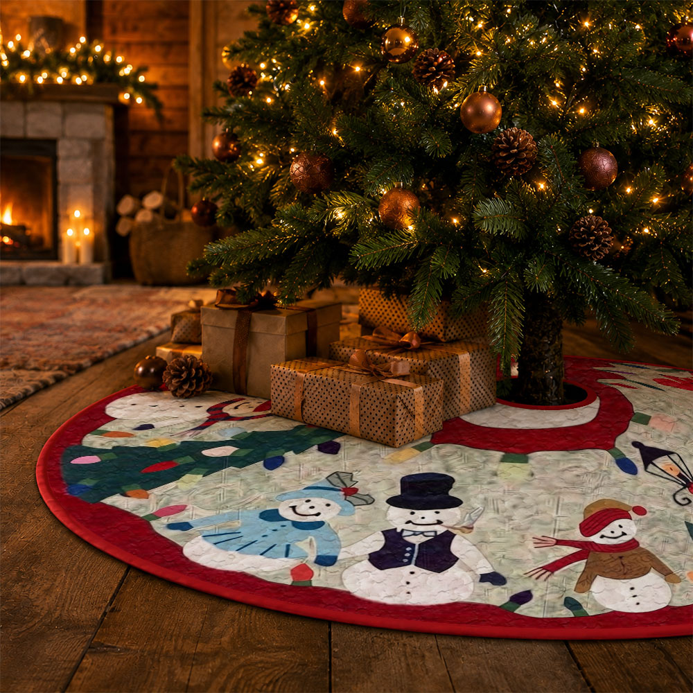 1pc Snowman Family Christmas L - Embroidery Xmas Decorations 评论和价格