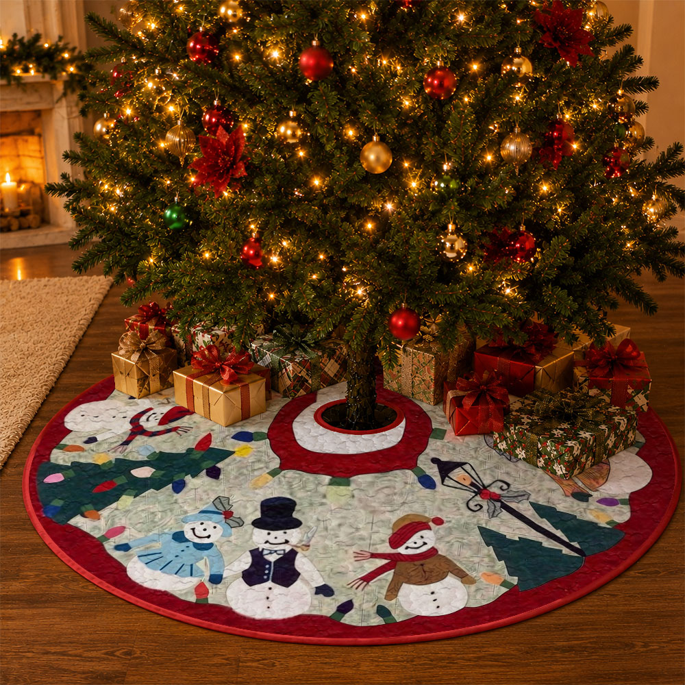 1pc Snowman Family Christmas L - Embroidery Xmas Decorations 评论和价格