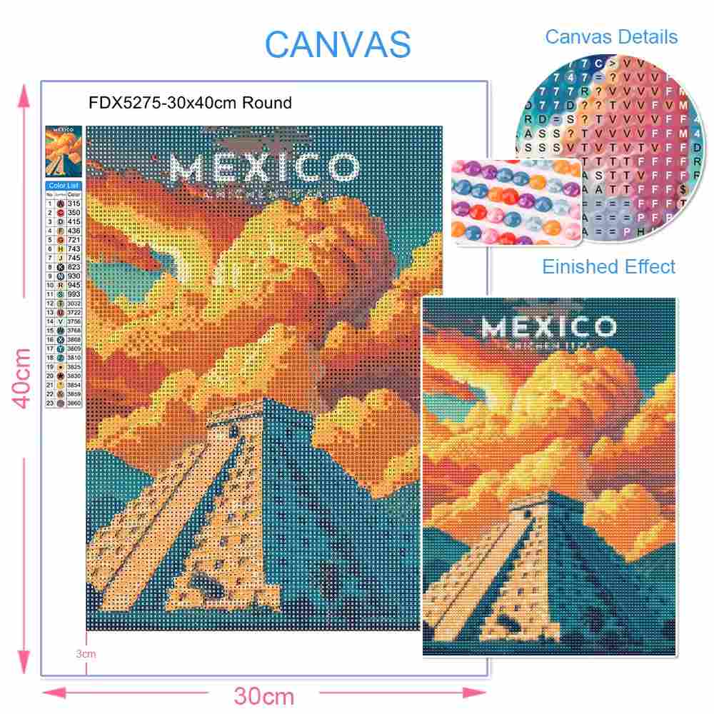 5D Diamond Painting Kits Full  - Embroidery Wall Art 评论和价格