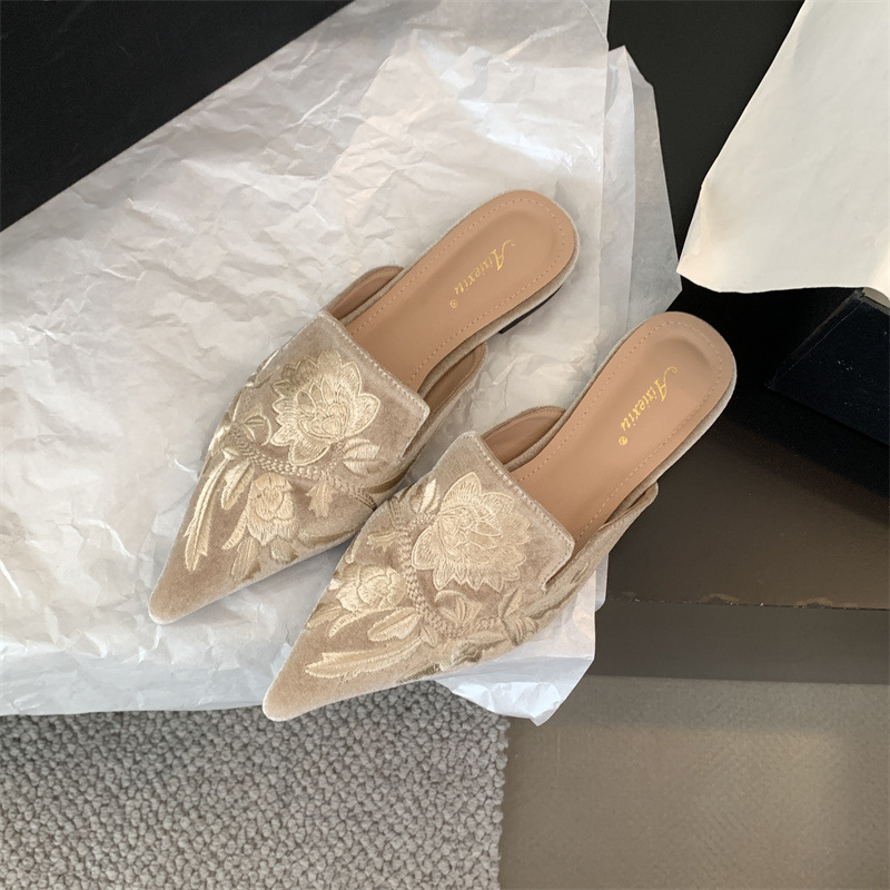 2026 New Women's Shoes Embroid - Embroidery Flower 评论和价格