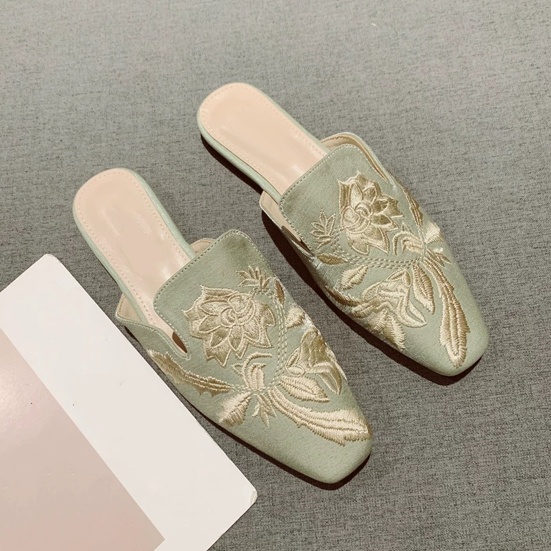 2026 New Womens Shoe Retro Emb - Embroidery Ideas 评论和价格