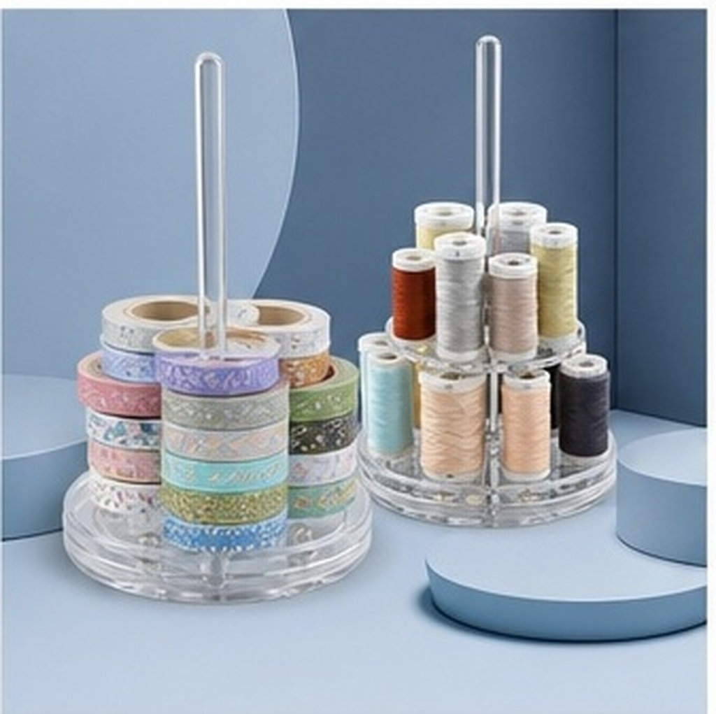 2Pcs Desktop Rotating Ribbon H - Embroidery Yarn 评论和价格