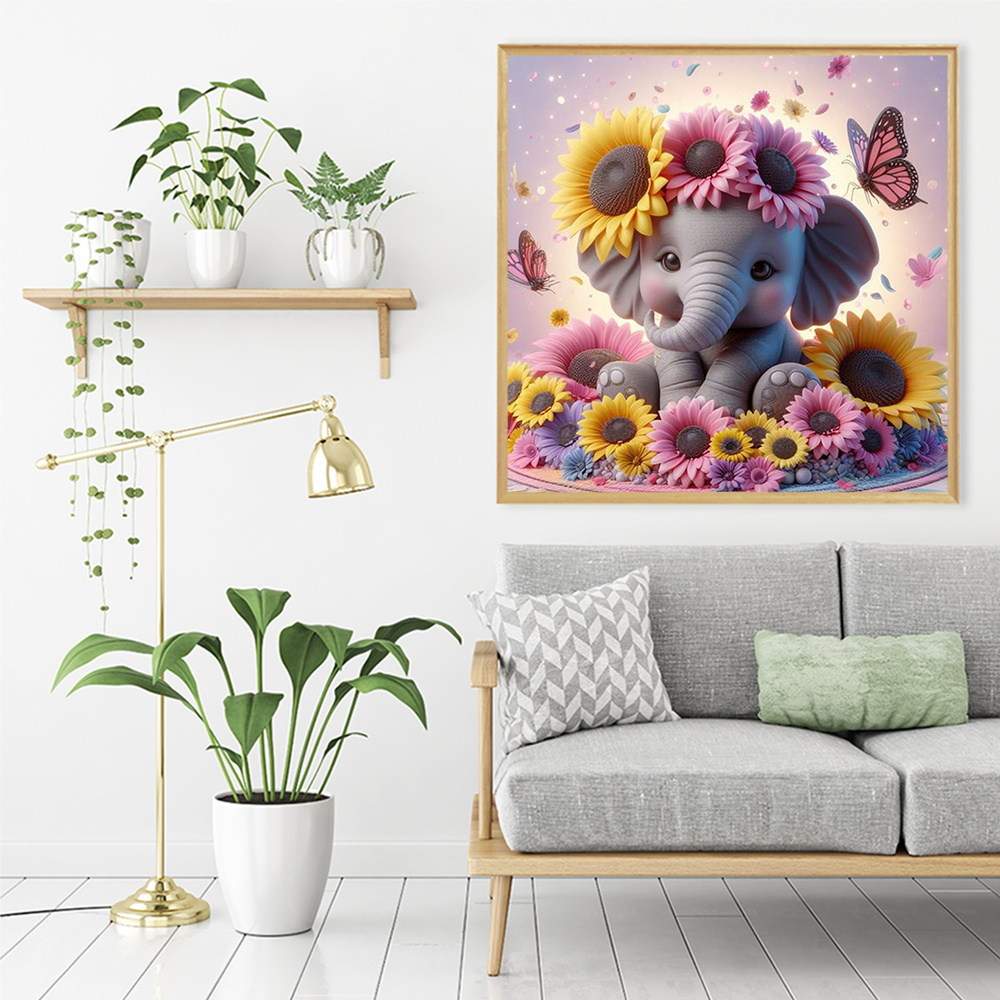 Evershine Elephant Diamond Pai - Embroidery Ideas 评论和价格