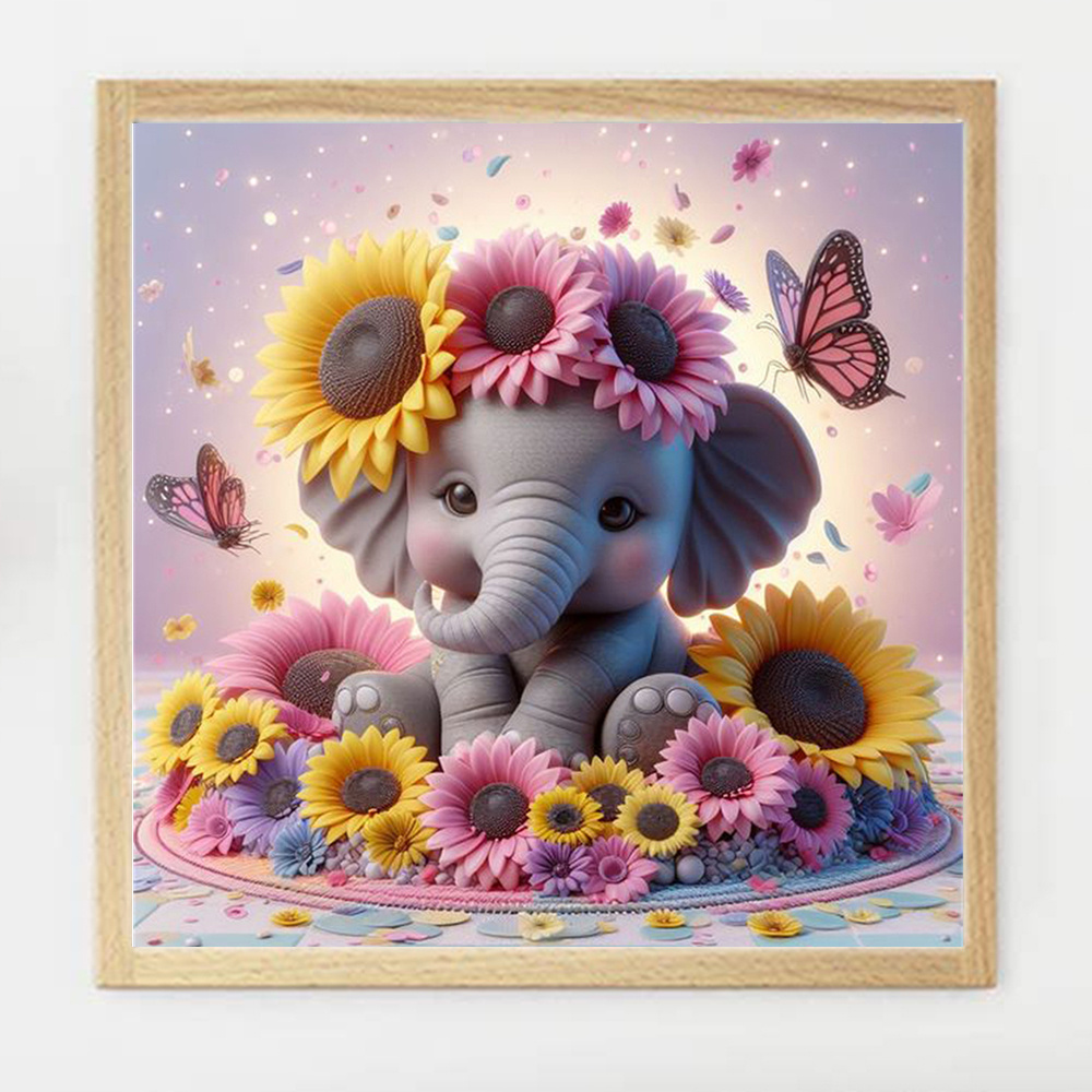 Evershine Elephant Diamond Pai - Embroidery Ideas 评论和价格