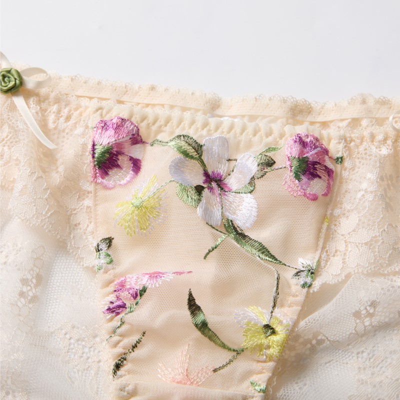 Lace See Through Women Sexy Li - Embroidery Flower 评论和价格