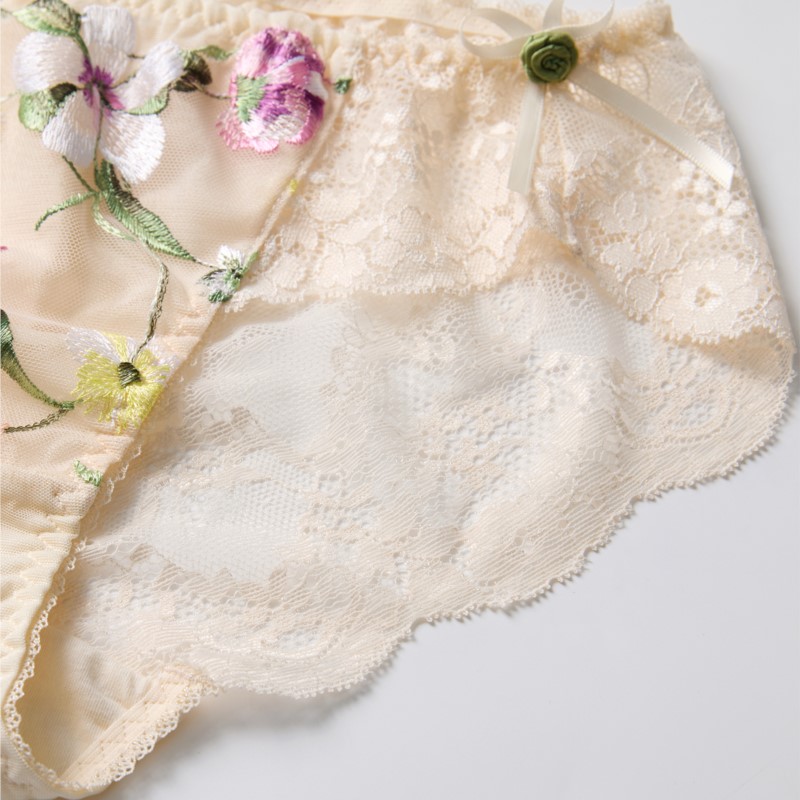 Lace See Through Women Sexy Li - Embroidery Flower 评论和价格