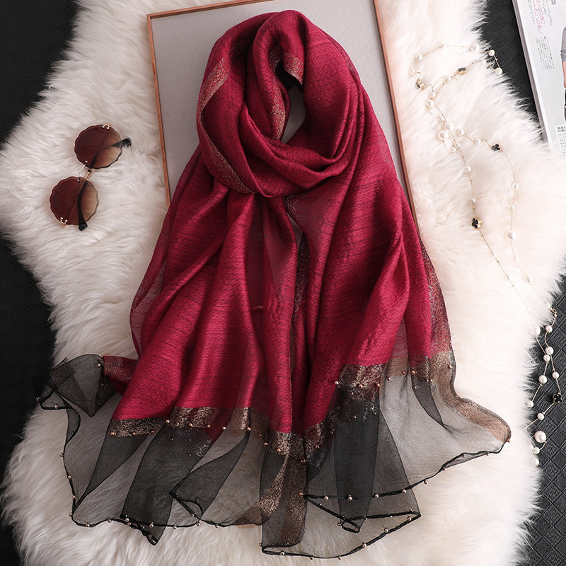 2024 Luxury 100% Silk Shawl Sc - Embroidery Ideas 评论和价格