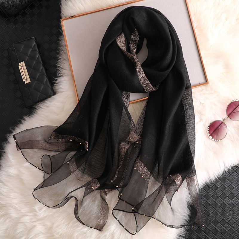2024 Luxury 100% Silk Shawl Sc - Embroidery Ideas 评论和价格