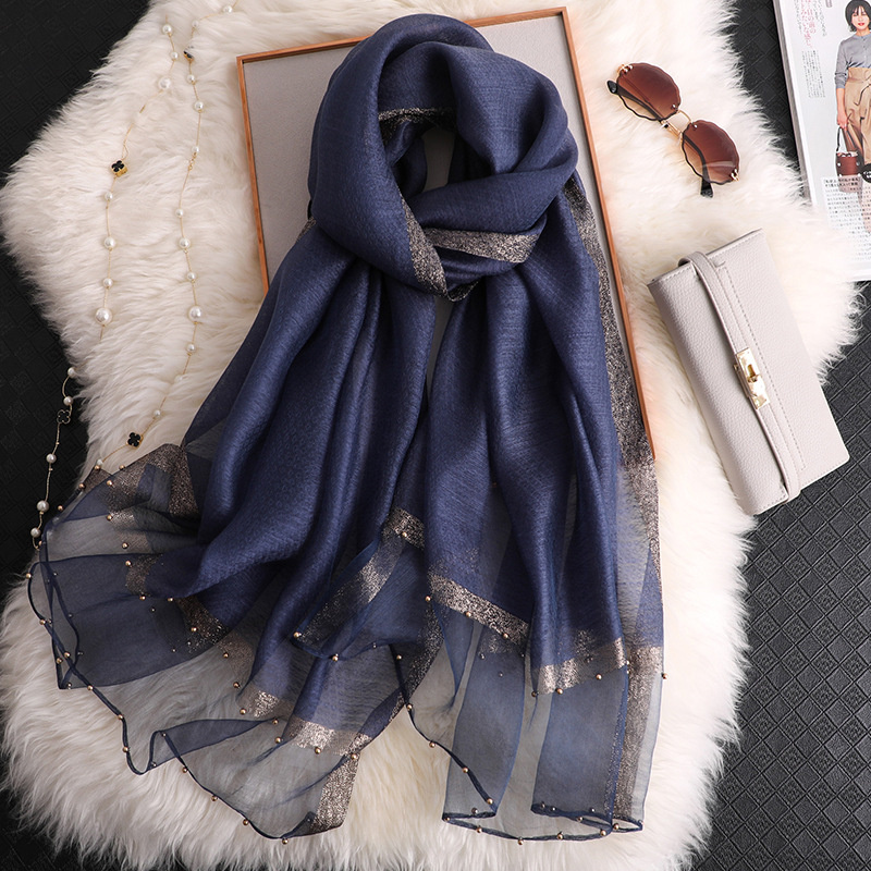 2024 Luxury 100% Silk Shawl Sc - Embroidery Ideas 评论和价格