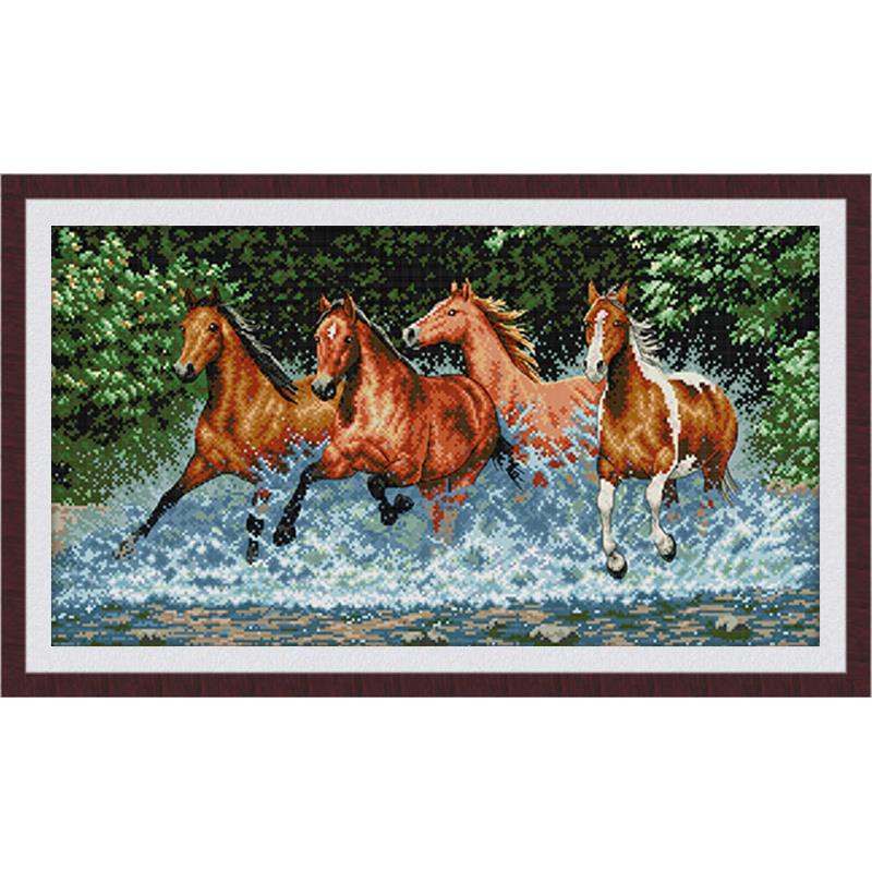 Running Horse Animal Horse Pat - Embroidery Running Stitch 评论和价格