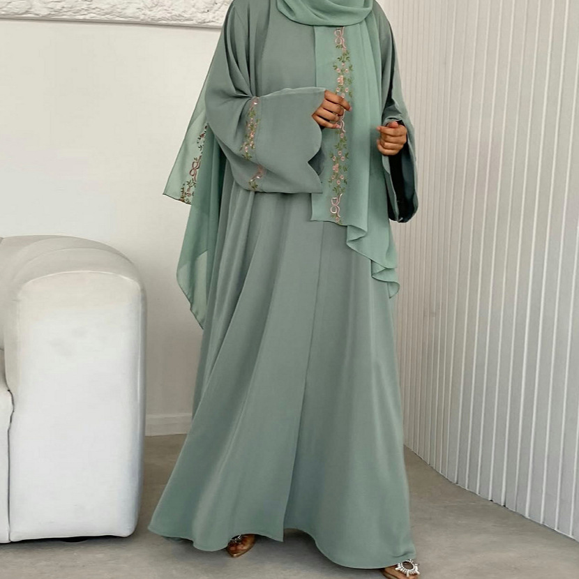 Dubai Abaya Manufacturer Islam - Embroidery Hijab 评论和价格