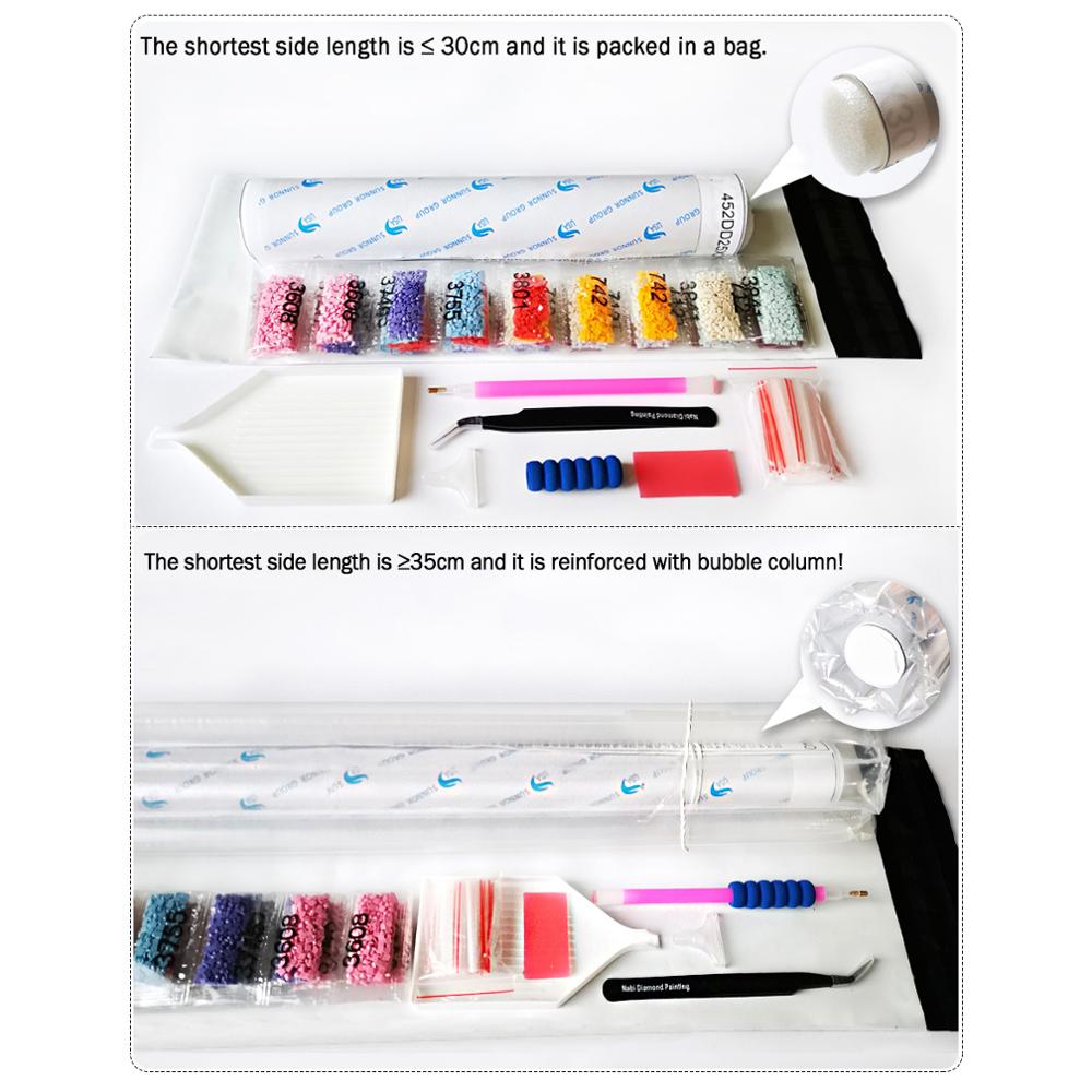 1PC frameless  Full Square Rou - Embroidery Wall Art 评论和价格