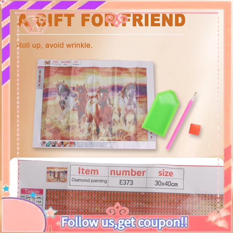 Upgraded Full Drill Square Dia - Embroidery Running Stitch 评论和价格