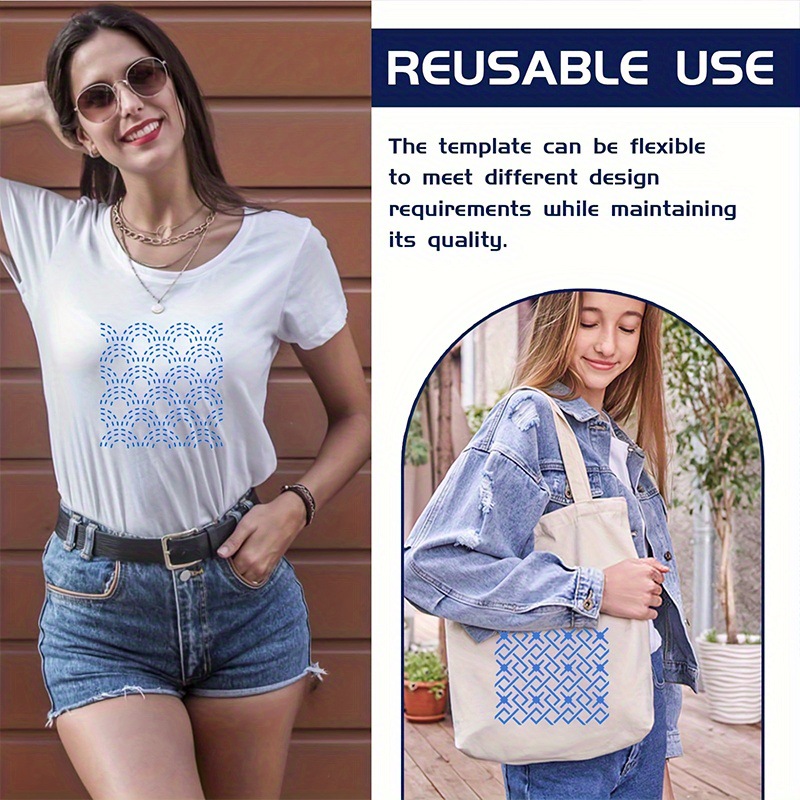 30Pcs Embroidery Templates DIY - Embroidery Yarn 评论和价格