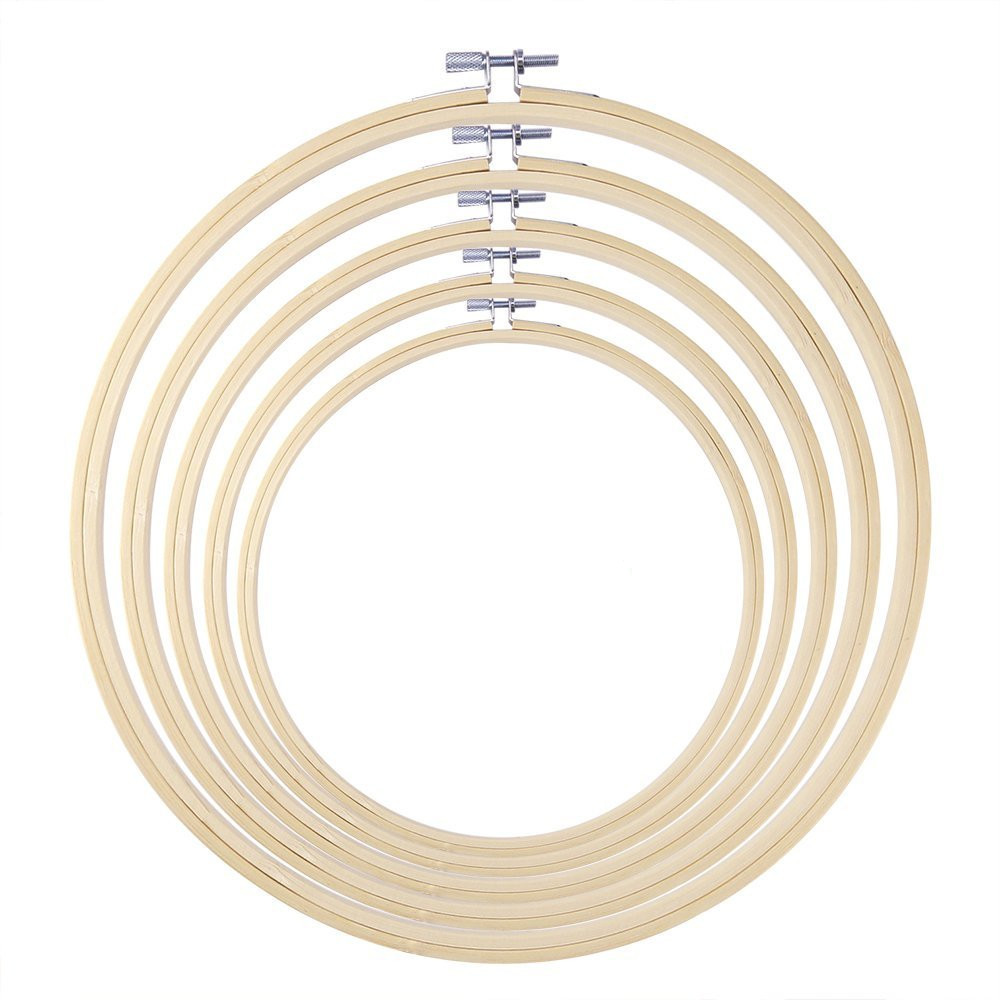 30cm DIY Embroidery Hoop Tool  - Stitch Marker Ring 评论和价格