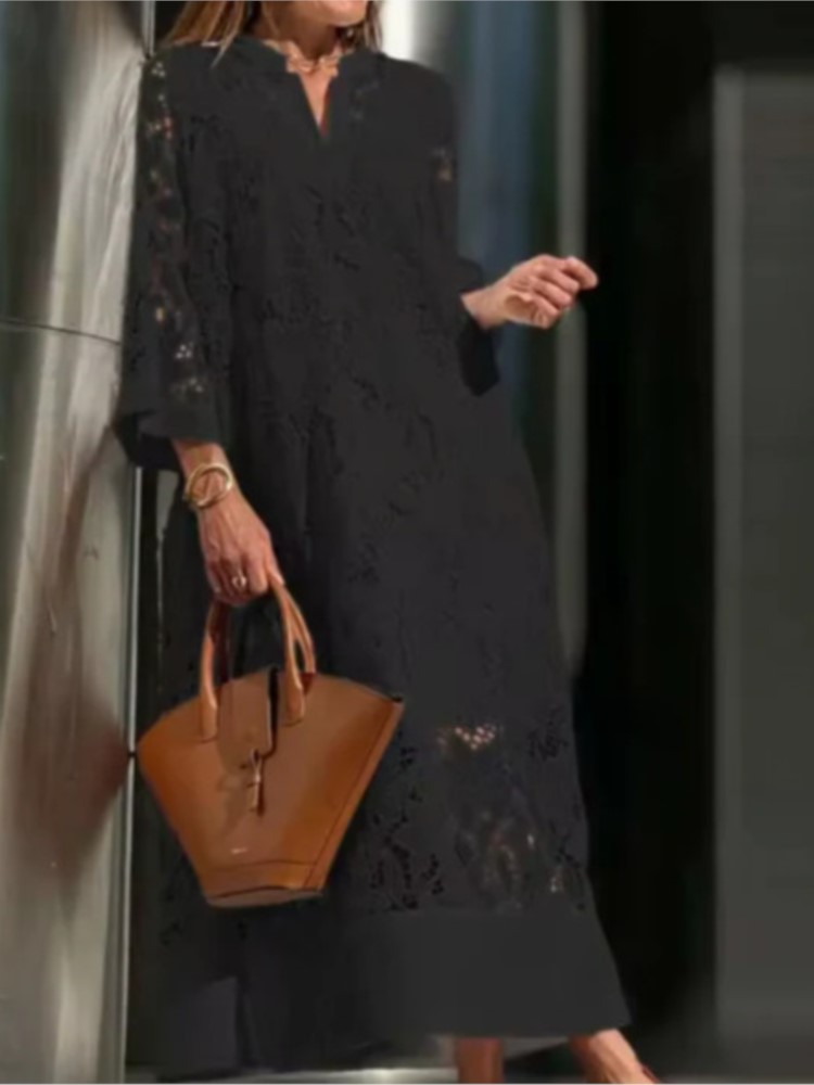 White Embroidery Lace Dress Wo - Embroidery Flower 评论和价格