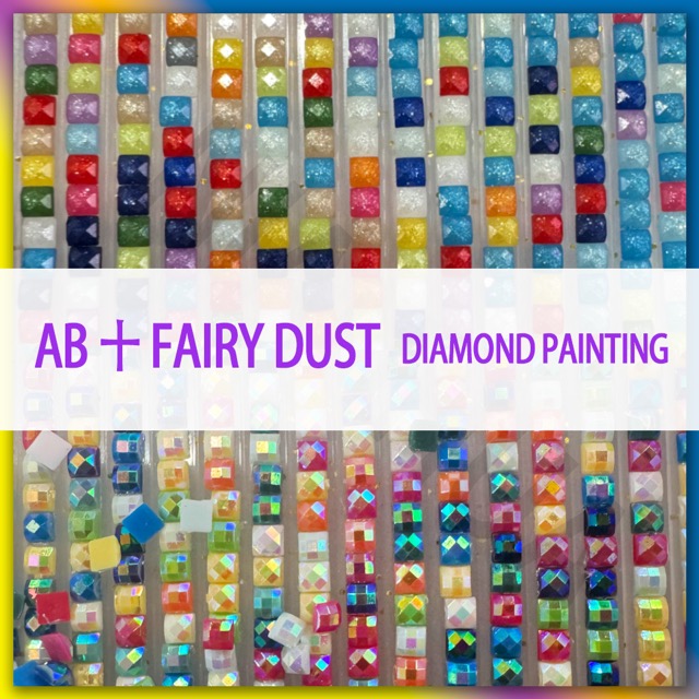 AB Fairy Dust DIY Diamond Mosa - Embroidery Running Stitch 评论和价格