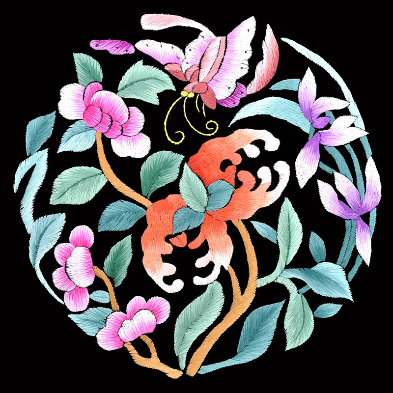 DIY Silk Embroidery Kit for Be - Embroidery Running Stitch 评论和价格