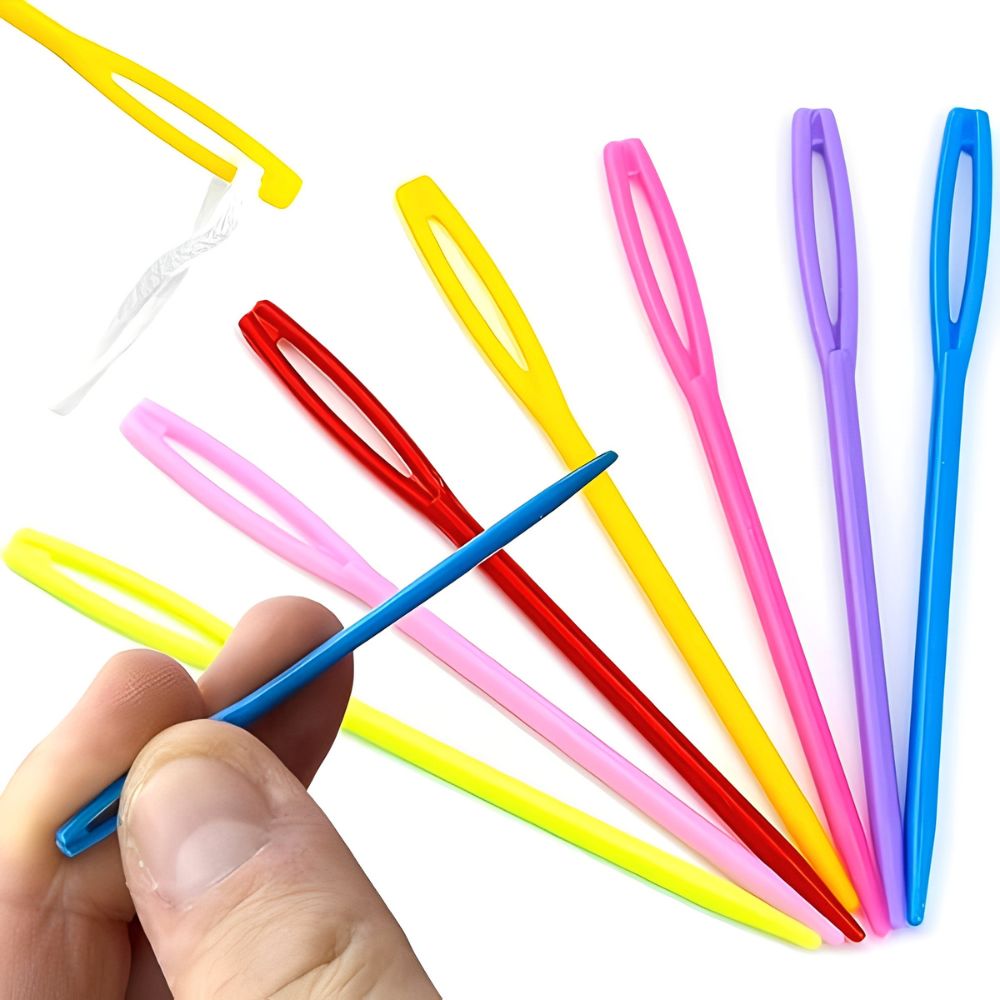 50/150pcs 7cm Random Blunt Tip - Embroidery Yarn 评论和价格