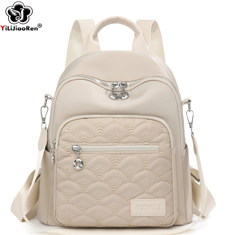 Fashion Daypack Women Shoulder - Embroidery Simple 评论和价格