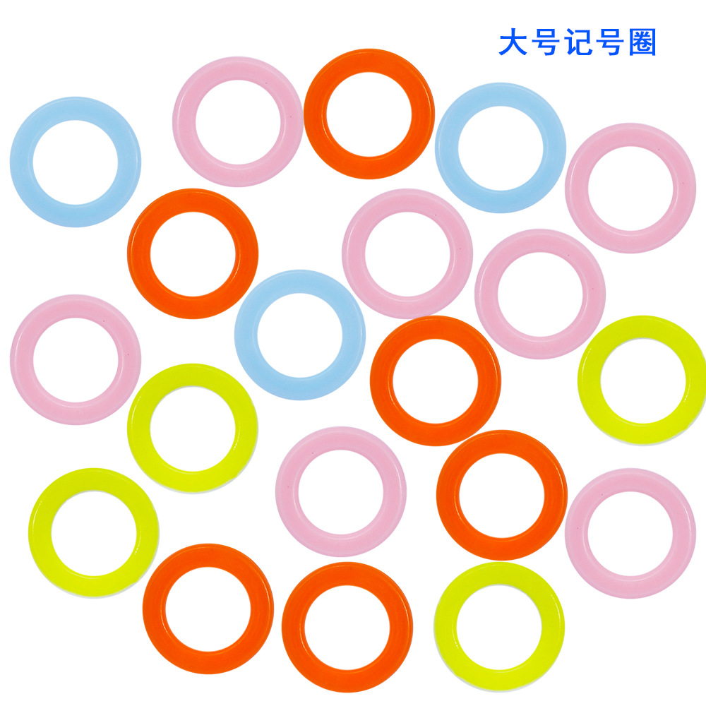 100pcs/Pack Round Knit Knittin - Stitch Marker Ring 评论和价格