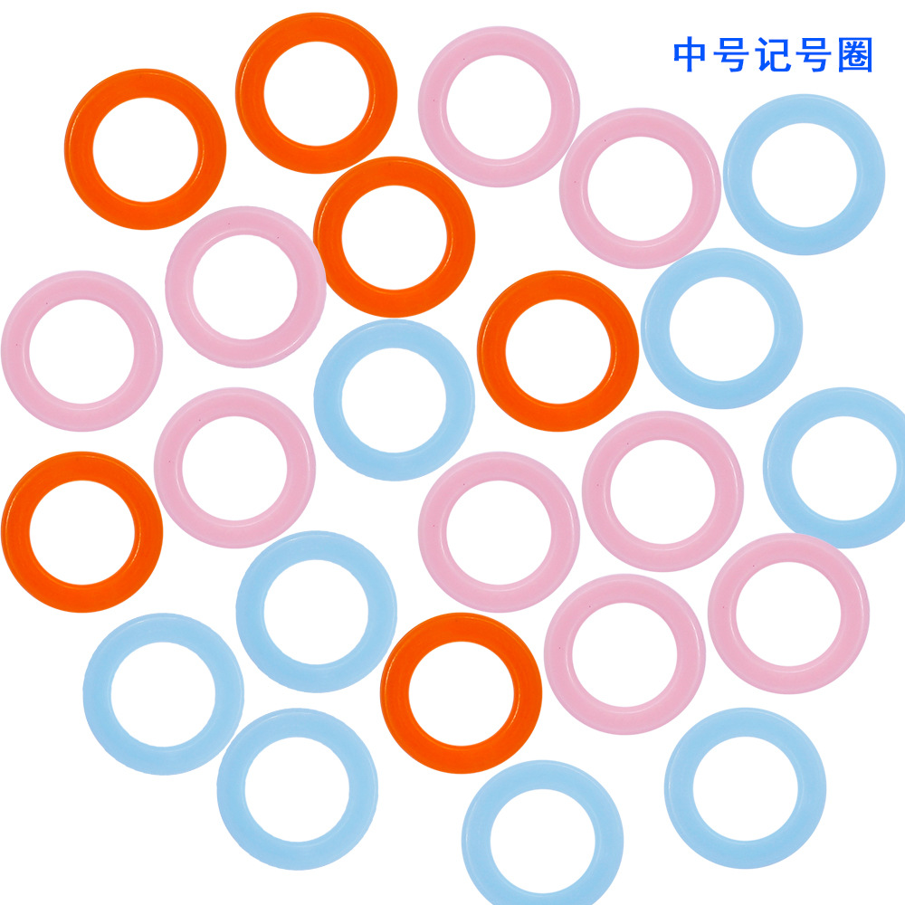 100pcs/Pack Round Knit Knittin - Stitch Marker Ring 评论和价格