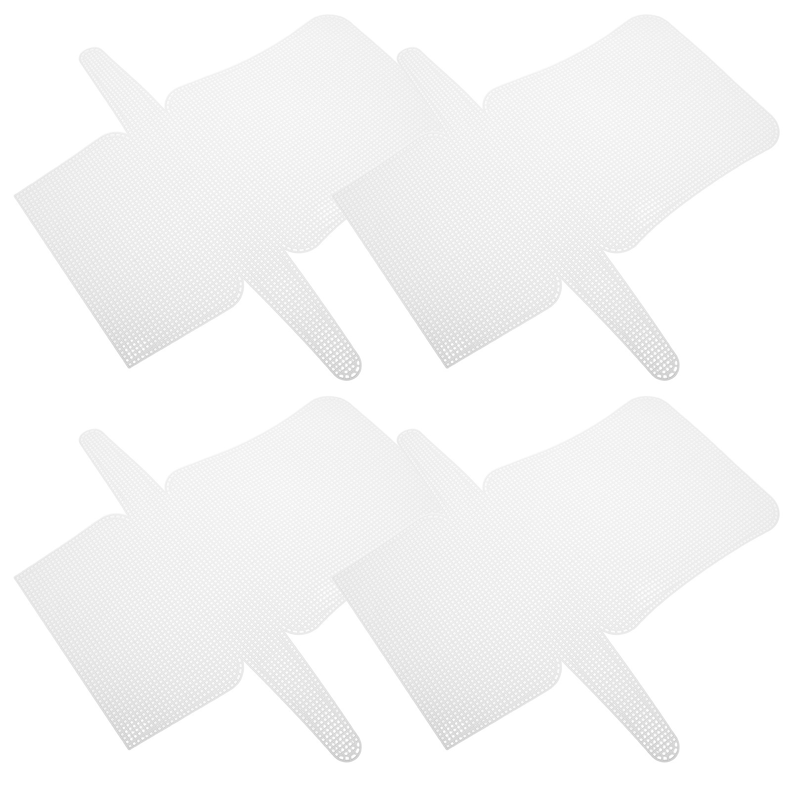 4Pcs Plastic Mesh Canvas Sheet - Embroidery Yarn 评论和价格