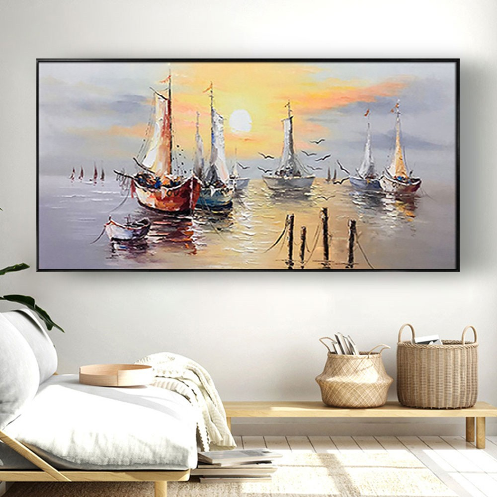 1pc Frameless Canvas Painting  - Embroidery Wall Art 评论和价格