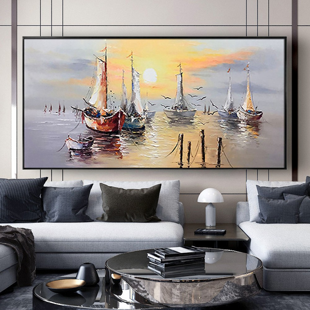 1pc Frameless Canvas Painting  - Embroidery Wall Art 评论和价格