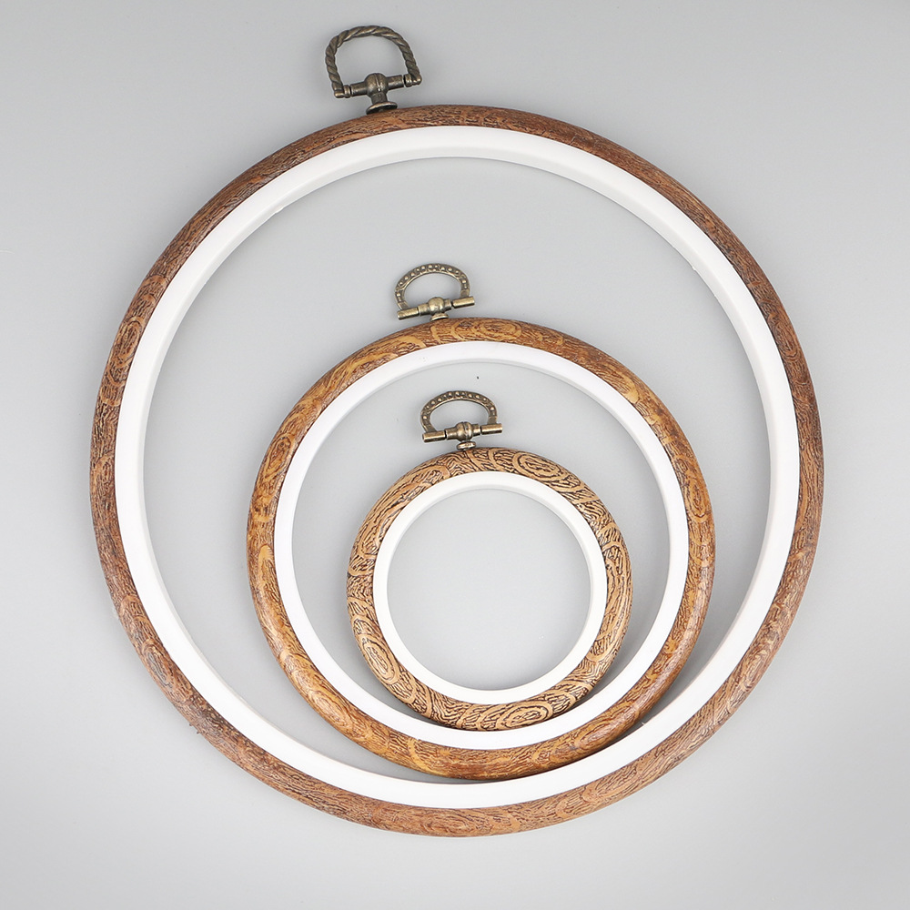 10pcs/Set 7.5-26cm Round Woode - Stitch Marker Ring 评论和价格