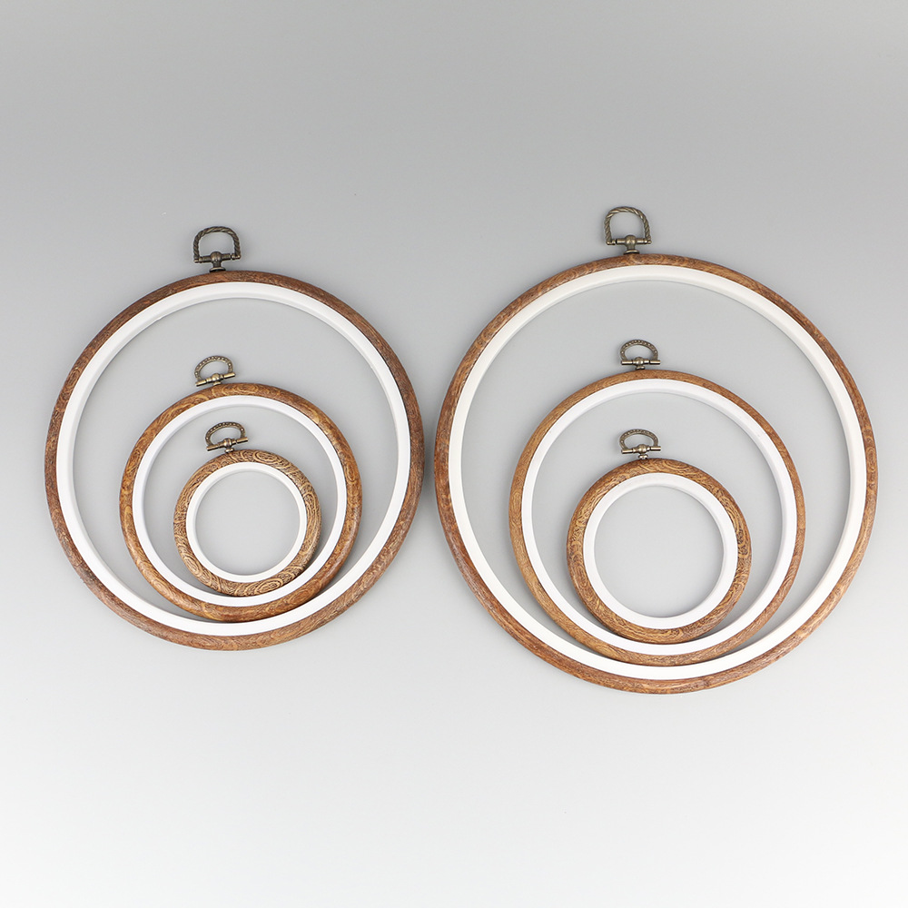 10pcs/Set 7.5-26cm Round Woode - Stitch Marker Ring 评论和价格