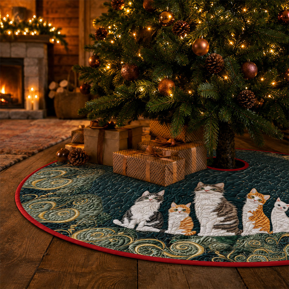 Jit 1pc Christmas Cat Swirl Pa - Embroidery Xmas Decorations 评论和价格