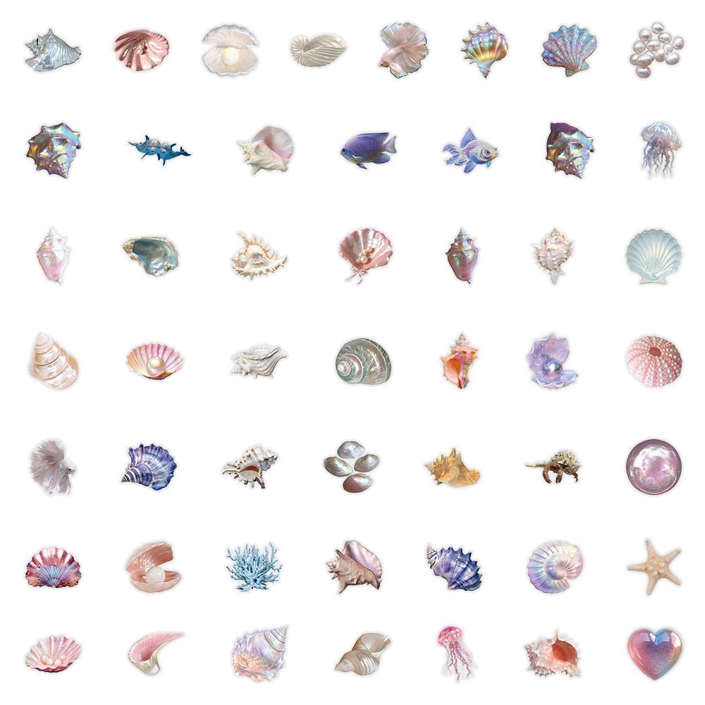 50pcs Cartoon Shell Graffiti S - Embroidery Wall Art 评论和价格