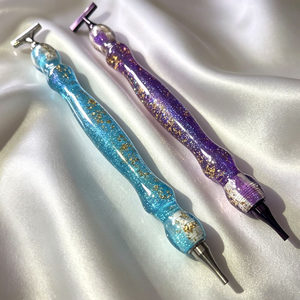 New Shiny Blue/Purple Gold Foi - Embroidery Painting 评论和价格
