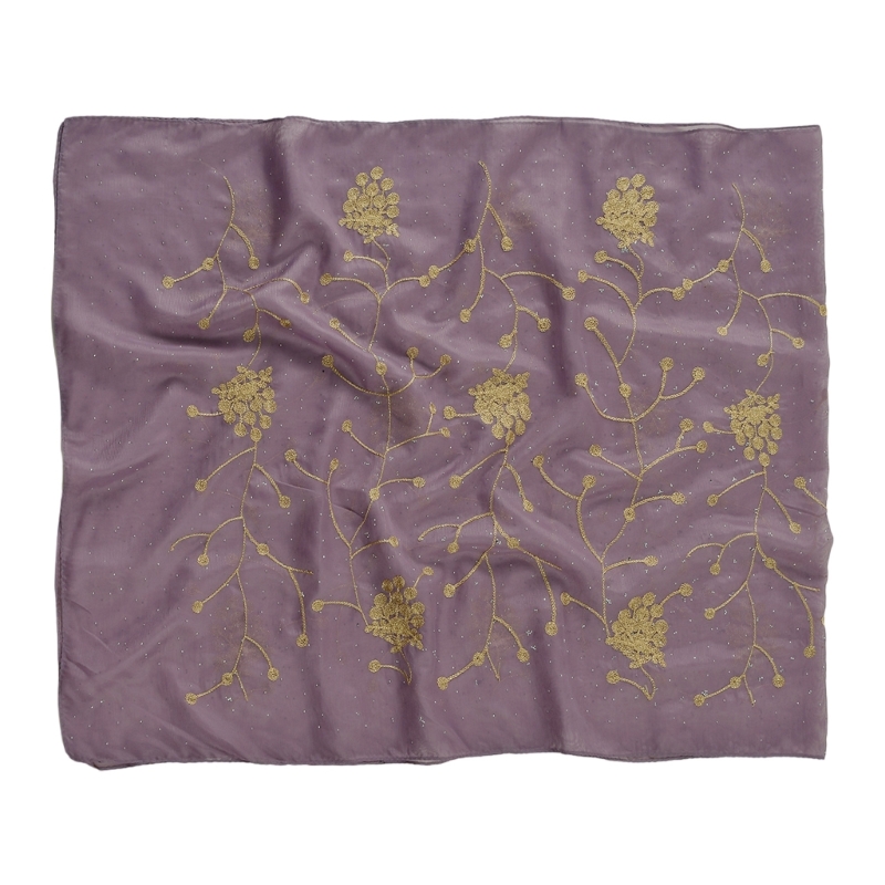 Elegant Embroidery Flower Hija - Embroidery Hijab 评论和价格