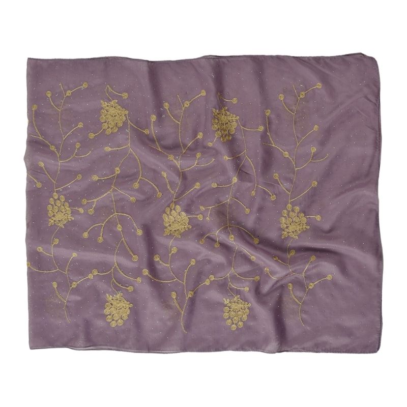 Elegant Embroidery Flower Hija - Embroidery Hijab 评论和价格